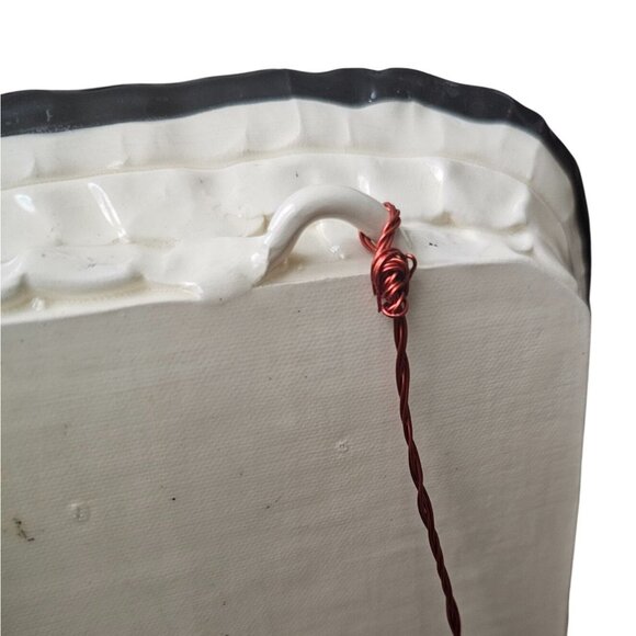 HANDMADE DISH Checkerboard & Geometric Design Ceramic Tray - Picture 4 of 5